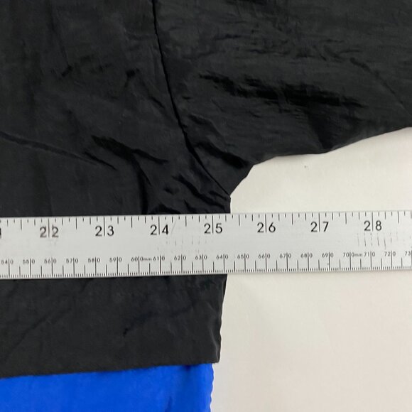 Vintage 90s Reebok Windbreaker Jacket Mens Large XL Full Zip Blue Black Nylon - Picture 11 of 12